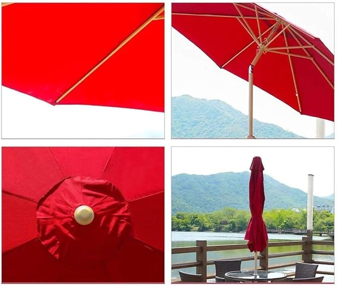 Outdoor Patio Parasol Umbrella – Adjustable Sun Shade ☂️🌞