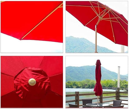 Outdoor Patio Parasol Umbrella – Adjustable Sun Shade ☂️🌞