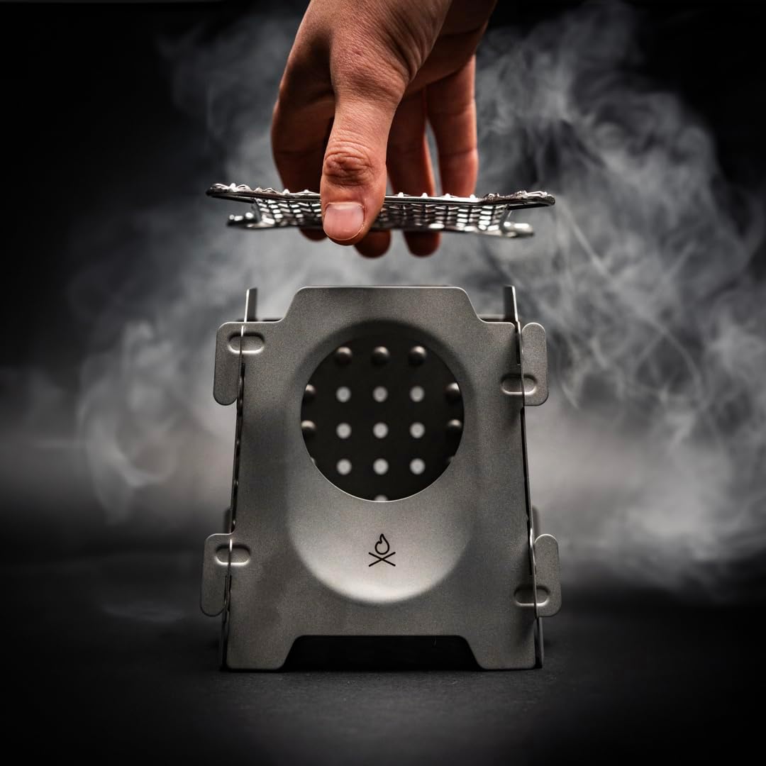 Portable Wood Burning Stove – Lightweight Outdoor Camping Stove 🔥🏕️