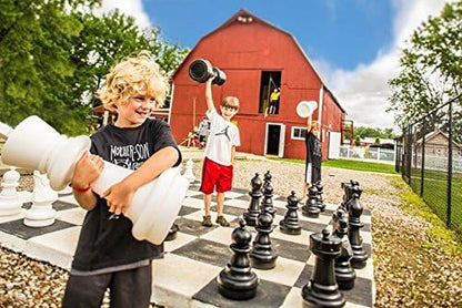 Giant Outdoor Chess Set – Lawn Game Premium Pieces ♟️🌿