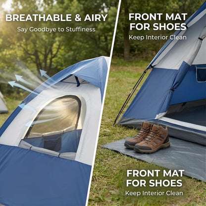 XL Camping Tent – 2 Person Waterproof Outdoor Tent 🏕️