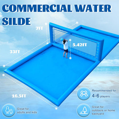 Inflatable Volleyball Court – Outdoor Party Game 🏐🌊
