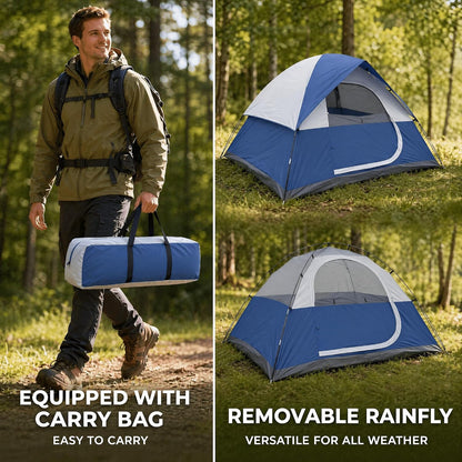 XL Camping Tent – 2 Person Waterproof Outdoor Tent 🏕️