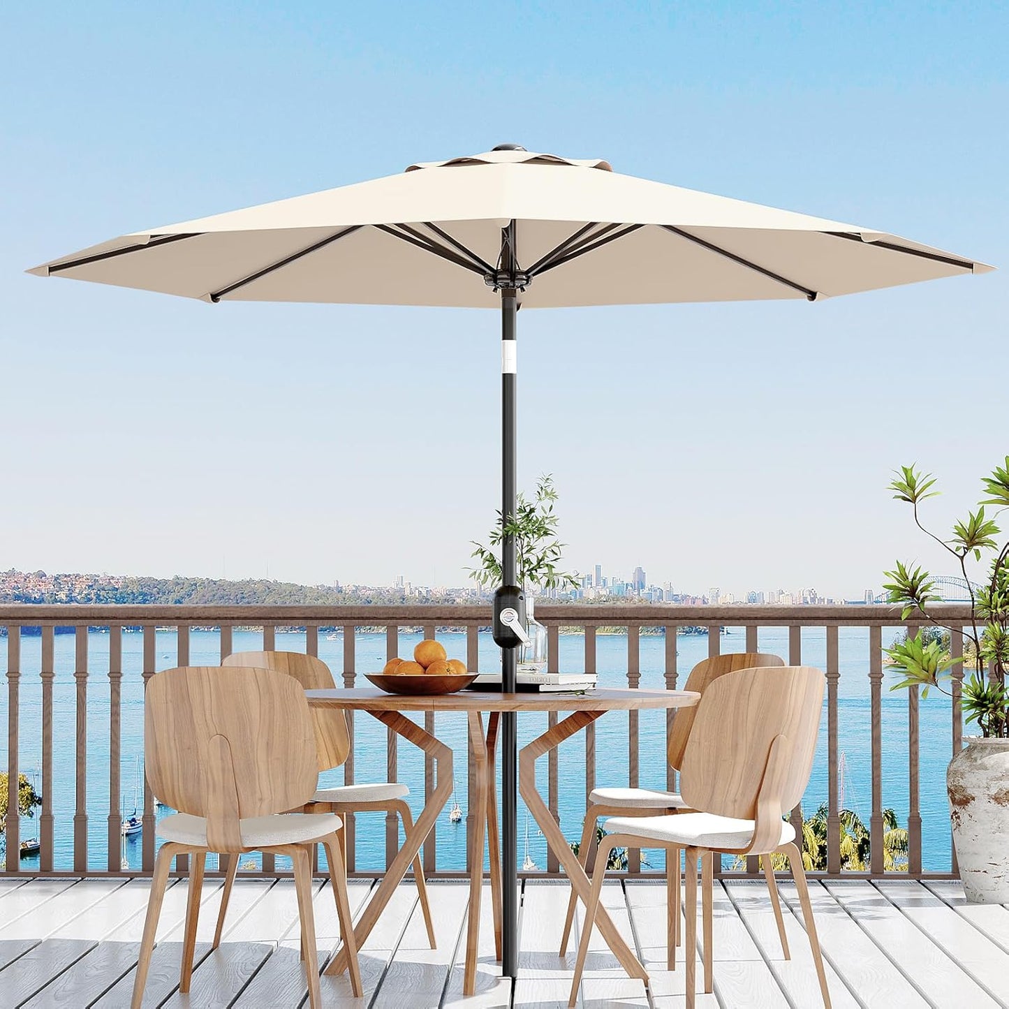 Outdoor Patio Umbrella – Sturdy & Adjustable Shade ☀️🏖️