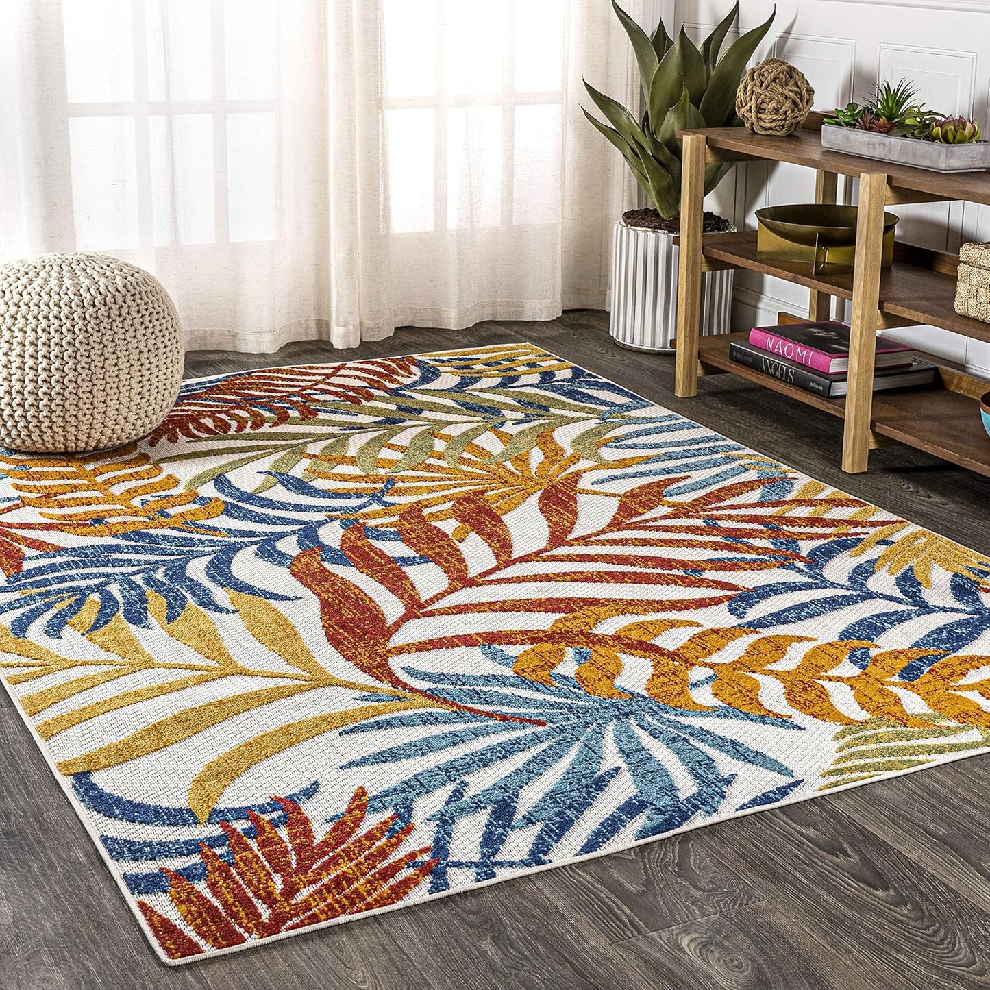Bohemian Area Rug – Soft & Easy-Clean Home Carpet 🏡✨