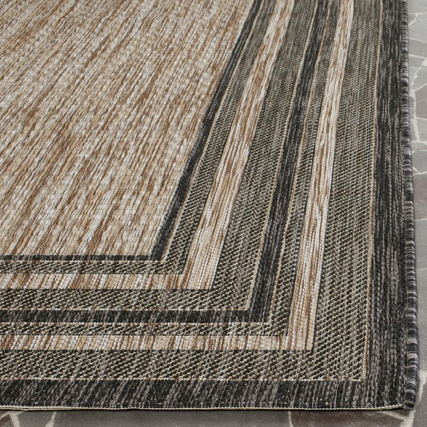 Outdoor Boho Area Rug 5x7 ft – Easy Clean Patio Carpet 🌿🏡