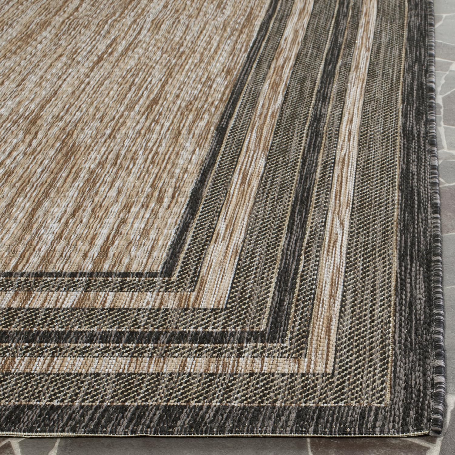 Outdoor Boho Area Rug 5x7 ft – Easy Clean Patio Carpet 🌿🏡